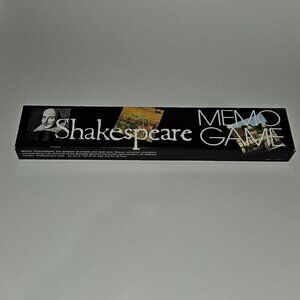 VTG Shakespeare Memo Game Memory Match COMPLETE 72 Cards 1995 Piatnik